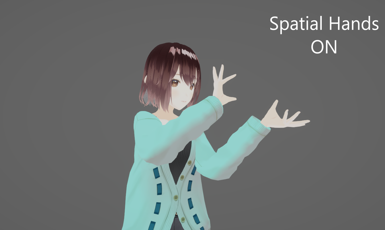 Avatar pose with Spatial Hand